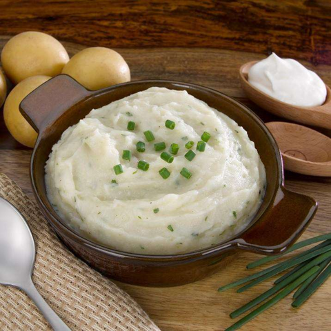 Sour Cream and Chives Mashed Potatoes