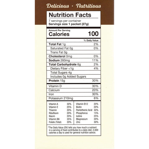 100 Calorie Chocolate Meal Replacement Pudding Shake