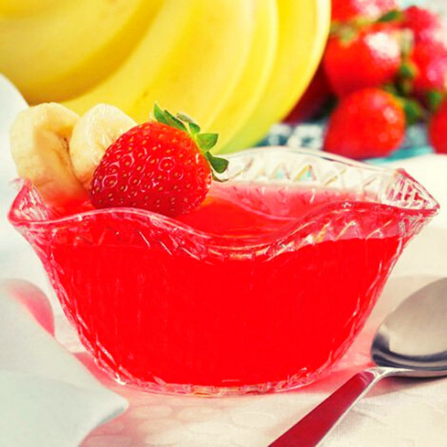 Strawberry Banana Gelatin