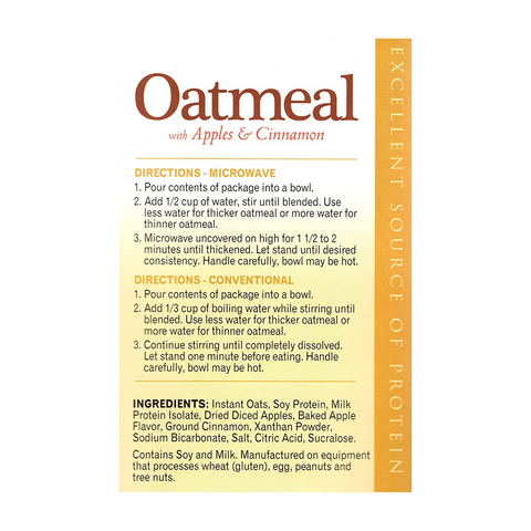 Apple Cinnamon Oatmeal