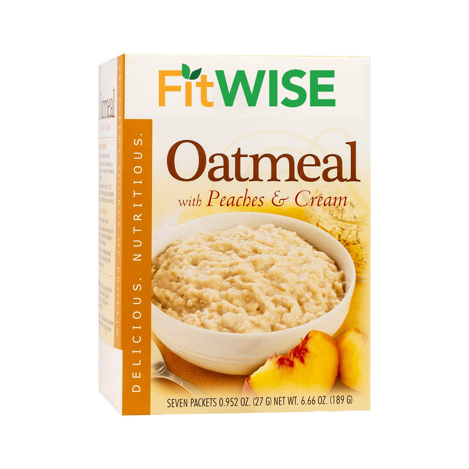 Peaches and Cream Oatmeal – FitWise Nutrition